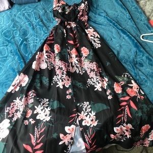 Floral maxi dress